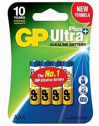 Батарейка GP Ultra Plus Alkaline АА LR03 (24AUP-U4) 4 шт