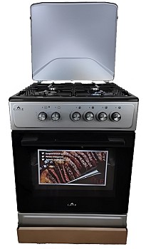 Плита комбінована Castle CPEG-60B (2+2) (сіра)