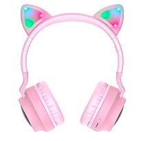 Навушники Hoco W27 Cat ear kids Pink