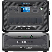 Зарядна станція Bluetti AC300 + додаткова батарея B300K / 3000 Вт / 2764.8 Вт⋅год / LiFePO4 (3000W AC300+B300K)