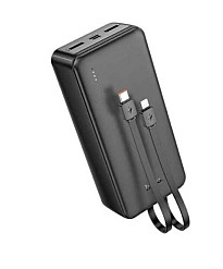 Зовнішній акумулятор (Power Bank) Hoco J118B 30000mAh 10W Black