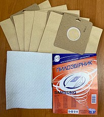 Комплект мішків для пилососа Слон S-02 C-II VP-77 Samsung (5 штук в упаковці)