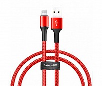 Кабель Baseus Cafule Cable USB for IP 2.4 A 1 м Red (CALKLF-B09)