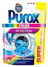 Капсули для прання Purox Color 30 шт