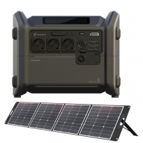 Зарядна станція + сонячна панель Segway Portable Power Station Cube 1000 with 2E-PSPLW250 (AA.13.04.02.0004-SET250)