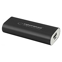 УМБ (Power Bank) Esperanza 4400 mAh Black (EMP105K)