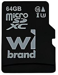 Карта пам'яті Wibrand microSDXC(U3) 64GB (WICDXU3/64GB)