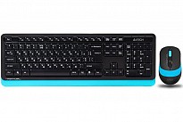 Комплект (клавіатура + миша) A4Tech FG1010 Black/Blue USB