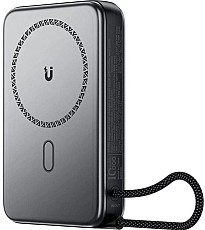 УМБ (Power Bank) Acefast M24 Magnetic Wireless 10000 mAh 22.5W PD/QC 3.0, USB-C In/Out, QI 15W Metal Grey
