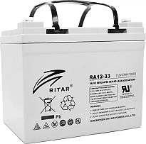 Акумуляторна батарея Ritar AGM 12В 33AH (RA12-33)
