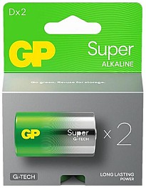 Батарейка GP Super Alkaline D/R20 Super