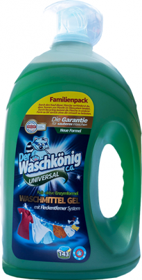 Засіб для прання Waschkonig Universal Рідкий 4.3 л
