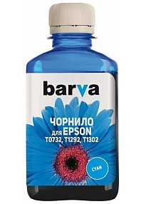 Чорнила Barva для принтера Epson Cyan 180г пигмент (E130-536) I-BAR-ET1302-180-C-P