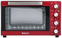 Електрична піч Saturn ST-EC3305R (червона, 50 л)