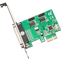 Плата розширення  Frime PCI-E x1 to RS232+LPT (2 порти RS232 + 1порт LPT), WCH382L