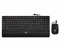 Комплект (клавіатура + миша) Gresso GMK2999 USB Black
