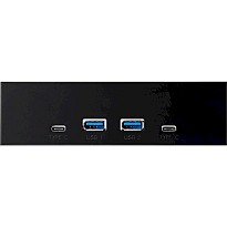 USB-хаб Frime USB 3.1 2 x type A & 2 x type C VL820 Black (ECF-FP2xTA&2xTC.54)