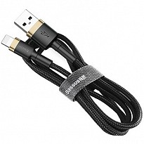 Кабель Baseus Cafule Cable Lightning – USB 1.0 м 2 A Black-Gold 