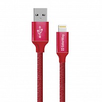 Кабель ColorWay USB-Lihgtning, 2.4А, 2м Red