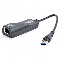 Мережевий адаптер Gembird USB3.0-LAN Ethernet 10/100/1000 Мбит/с (NIC-U3-02)