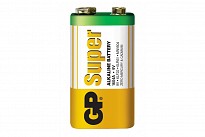 Батарейка крона GP Super Alkaline 9V (1604A-S1, 6LF22)