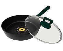 Сковорода з кришкою Ringel Herbal RG-1101-24/h/L см