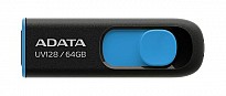 Флешка ADATA UV128 64GB Black-Blue