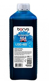 Чорнила Barva для принтера Epson Cyan 1кг (L100-425) I-BAR-E-L100-1-C