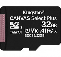 Карта пам'яті Kingston MicroSDHC 32GB Class 10 (SDCS2/32GBSP)