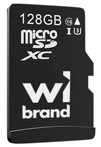 Карта пам'яті Wibrand  128GB MicroSDXC Class 10 UHS-I U3 (WICDHU3/128GB)