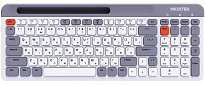 Клавіатура бездротова Maxxter KBW-02G-UA White/Grey