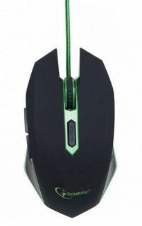 Миша ігрова Gembird MUSG-001-G Green USB