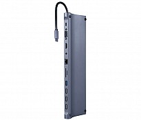 USB-хаб Cablexpert USB-C 11-в-1 (A-CM-COMBO11-01)
