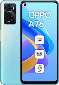 Смартфон Oppo A76 4/128GB Glowing Blue