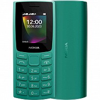 Мобільний телефон Nokia 106 Single Sim 2023 Green (1GF019BPJ1C01)