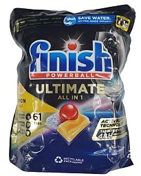 Капсули для посудомийних машин Finish Ultimate All-in-1 Lemon 61шт.