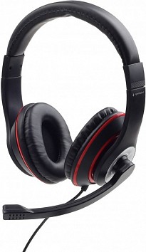 Навушники Gembird MHS-03 Black/Red