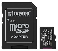 Карта пам'яті Kingston MicroSDXC(1) 256Gb/Gen3+Ad