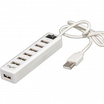 USB-хаб Frime 7-портовий 2.0 White (FH-20041)