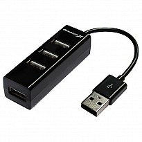 USB-хаб Grand-X Travel 4 Ports USB 2.0 Black (GH-403)