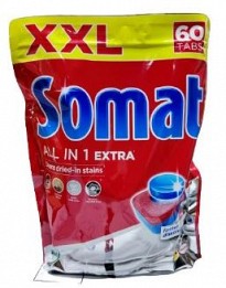 Таблетки для посудомийних машин Somat All-in-1 60шт
