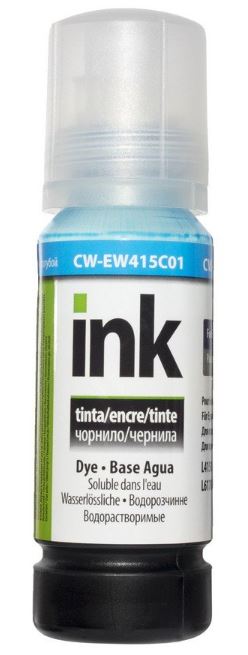 Чорнило ColorWay Epson L-4150/4160/6160/6170 70мл Cyan EW415C