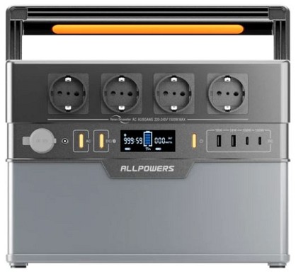 Зарядна станція Allpowers S1500 Plus (Global) / 1500 Вт / 1092 Вт·год