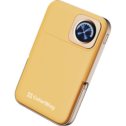 УМБ (Power Bank) ColorWay 10000mAh 15W MagSafe & Watch Wireless Amber (CW-PB100LPA2Y-WPDD)