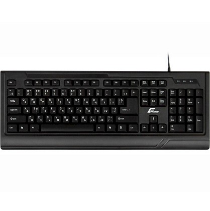 Клавіатура дротова Frime Office Keyboard Black USB (FKBB0123)