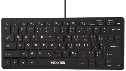 Клавіатура Maxxter KBM-C01B-UA дротова