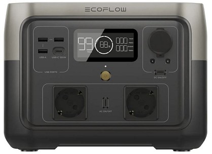 Зарядна станція EcoFlow RIVER 2 Max UA UCRF / 500 Вт / 512 Вт⋅год / LiFePO4