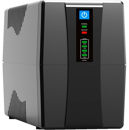 ДБЖ FrimeCom FrimeCom V-2000 LED, Line Int., AVR, 3 x евро, LED, металл