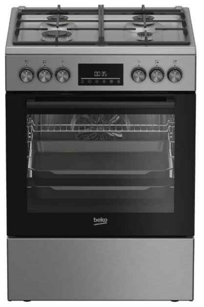 Плита комбінована Beko FBM62330GXTN нержавіюча сталь