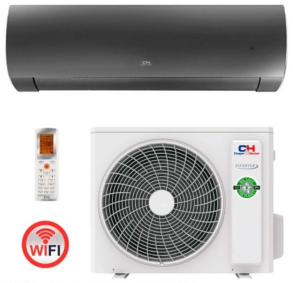 Кондиціонер Cooper&Hunter CH-S18FTXD2-BL (серія DAYTONA, тепл. насос-25,CARBON BLACK)